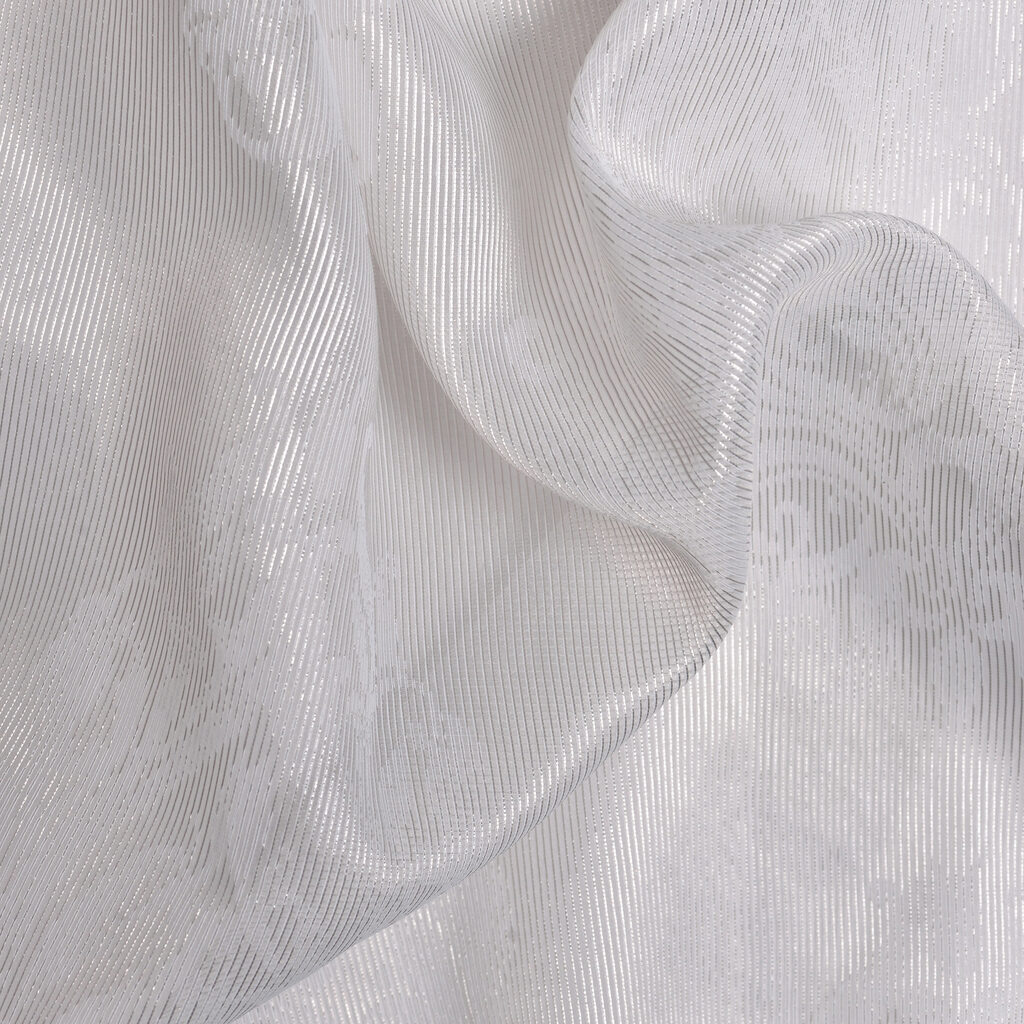 golden organza fabric wavy texture