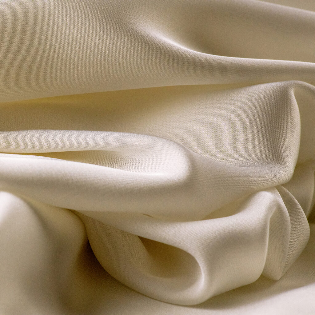 Texture, background, template. Silk fabric white, silk drapery and upholstery fabric from the courtyard - curtains - Solid fabrics for backs and pillows and pearls