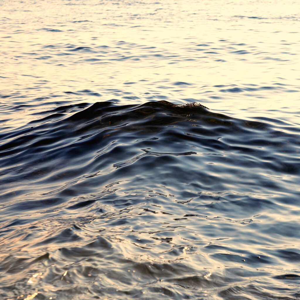 Sea background in vintage style.Toned