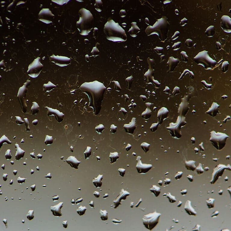 water drops on window glass