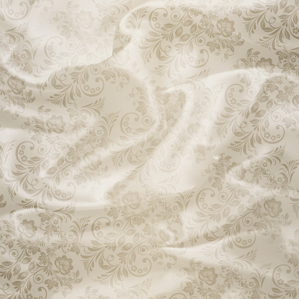 Elegant silk background with floral patterns for the design.