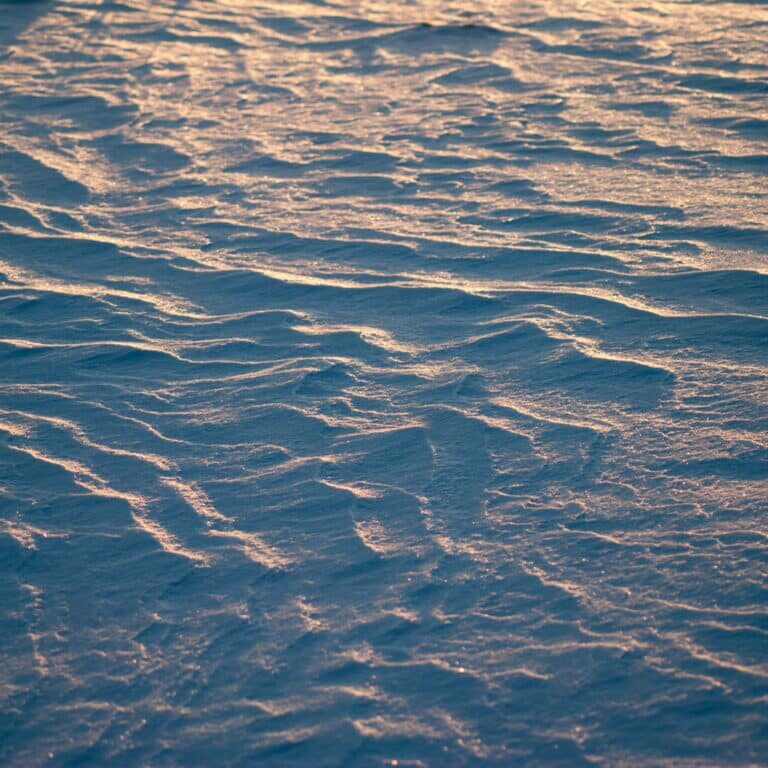 Abstract winter background, beautiful and unusual snow texture, snow drifts